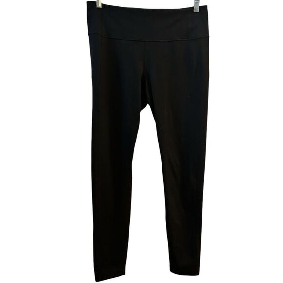 Under Armour Women's Black Compression Leggings Size L High-Rise Activewear - Picture 1 of 9